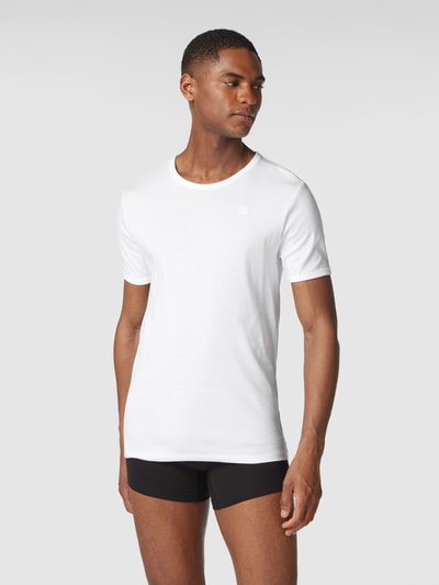 G-Star Raw T-shirt o kroju slim fit z organicznej bawełny  Biały 1
