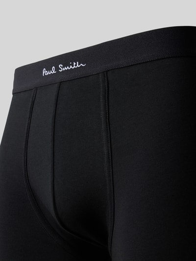 PAUL SMITH Trunks mit elastischem Logo-Bund im 3er-Pack Black 2