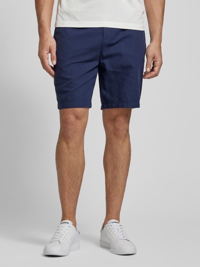 Scotch & Soda Regular fit bermuda met steekzakken opzij, model 'FAVE' Donkerblauw - 4