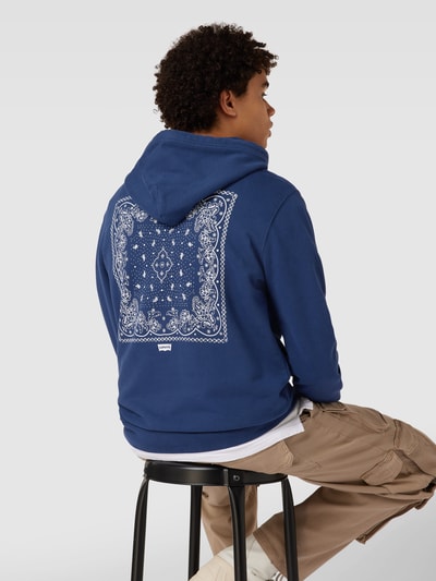 Levi's® Hoodie met kangoeroezak Donkerblauw - 3