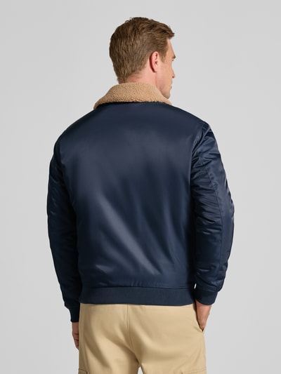 MCNEAL Regular fit jack met platte kraag Marineblauw - 5