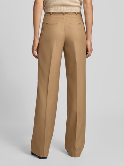 Mango Stoffhose mit Bügelfalten Modell 'NATALIE' Camel 5