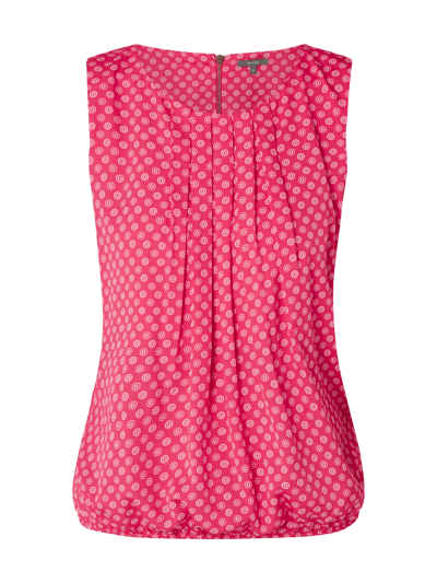 Montego Blusentop mit Kreismuster Pink 2