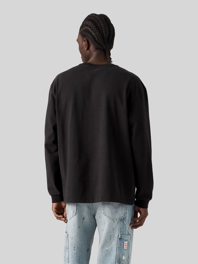 Levi's® Relaxed Fit Langarmshirt aus reiner Baumwolle Black 5