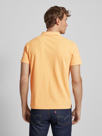 Tom Tailor Regular Fit Poloshirt mit Logo-Stitching Orange 5