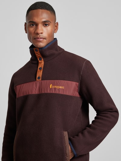 Cotopaxi Fleecepullover met opstaande kraag, model 'TECA' Middenbruin - 3