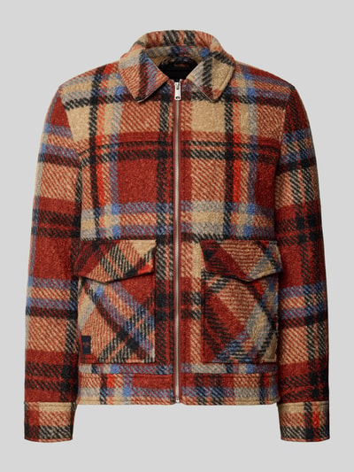 MCNEAL Regular Fit Jacke mit Umlegekragen Rostrot 1
