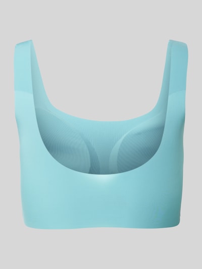 Sloggi Bustier met labelprint, model 'ZERO FEEL 2.0' Turquoise - 3