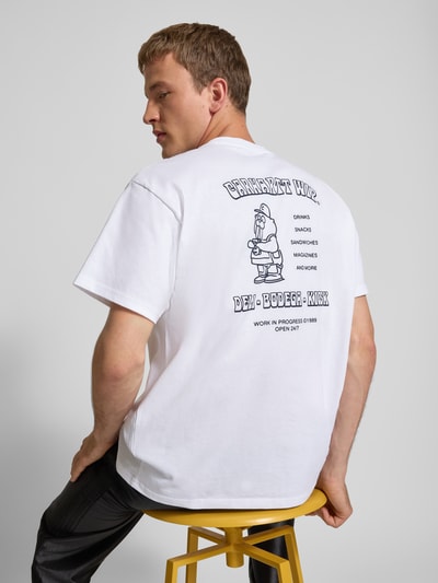 Carhartt Work In Progress T-shirt z okrągłym dekoltem Biały 3