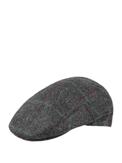 Barbour Platte pet van wol Antraciet - 1