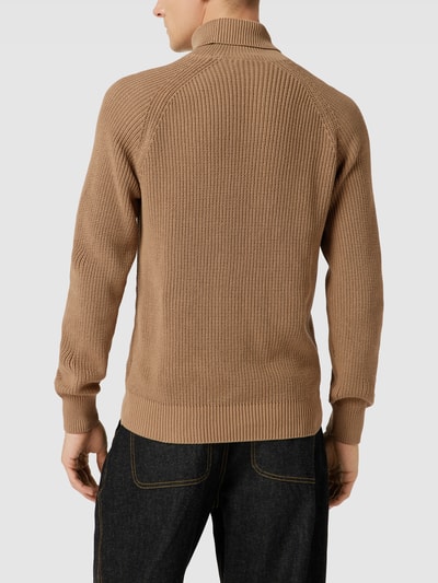 MCNEAL Strickpullover mit Rollkragen Modell 'Marcel' Haselnuss Braun 5