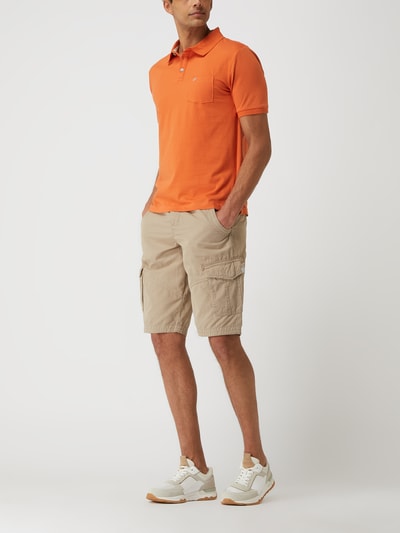 Lerros Cargoshorts met riem  Kaki - 1