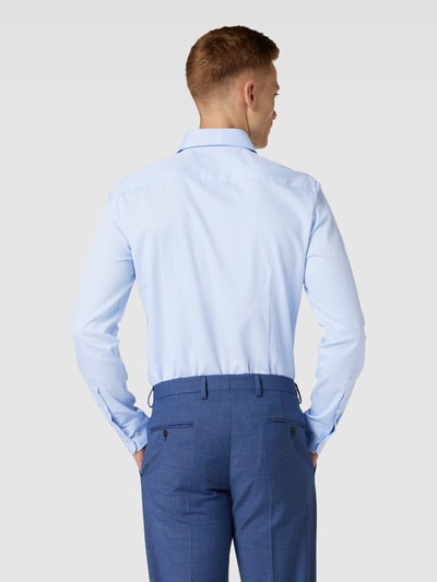 JOOP! Collection Slim Fit Business-Hemd mit Haifischkragen Modell 'Pai' Bleu 5