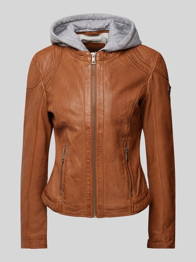 MAURITIUS Jacke in Leder-Optik Modell 'Adila' Cognac 2