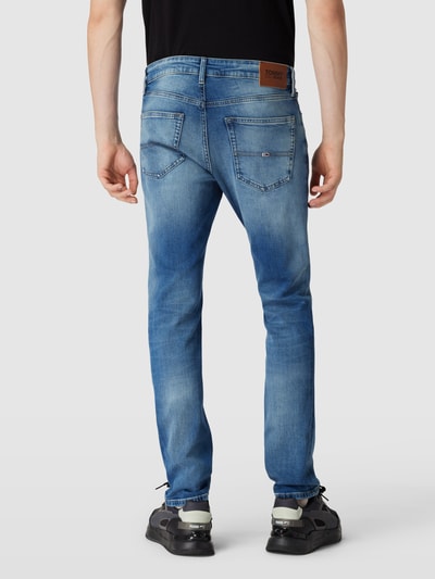 Tommy Jeans Slim fit jeans met labeldetail, model 'SCANTON' Lichtblauw - 5