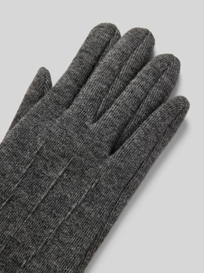 EEM Regular fit handschoenen met knoopsluiting Antraciet - 3