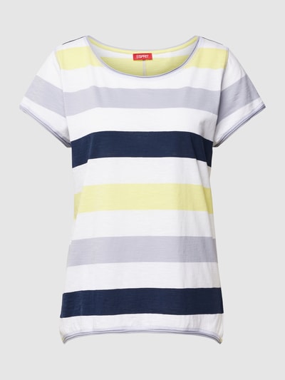 Esprit T-shirt met streepmotief Offwhite - 2