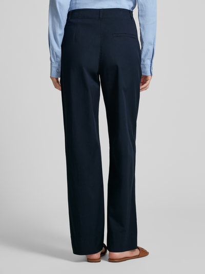 Marc O'Polo Wide Leg Chino aus Baumwoll-Mix Modell 'LANDE' Marine 5