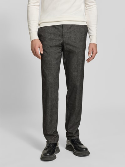Hiltl Regular fit broek van katoenmix Donkergrijs - 4