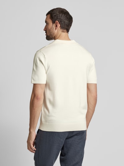 SELECTED HOMME Poloshirt met V-hals, model 'TELLER' Zand - 5