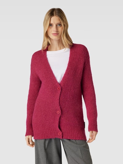 HUGO Strickjacke mit Alpaka-Anteil Modell 'Samirendan' Pink 4