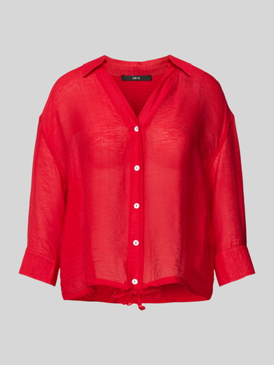 Zero Regular fit blouse met 3/4-mouwen Rood - 1