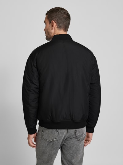 Casual Friday Jacke mit Logo-Stitching Modell 'Cotes' Black 5