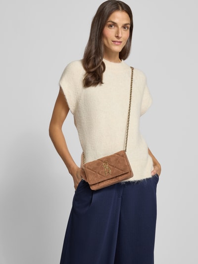 Steve Madden Crossbody Bag mit Label-Detail Taupe 1