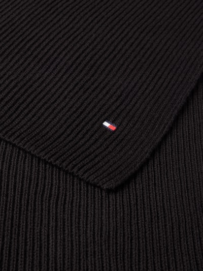 Tommy Hilfiger Czapka beanie w zestawie z szalem Czarny 2