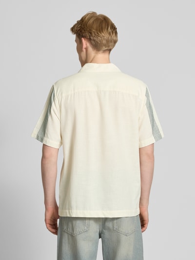 Only & Sons Freizeithemd mit Knopfleiste Modell 'SEIO' Offwhite 5