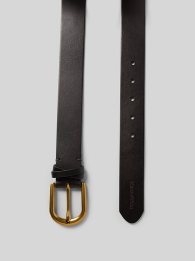 Marc O'Polo Riem van echt runderleer, model 'NAVYA' Donkerbruin - 3