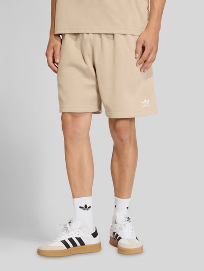 adidas Originals Regular Fit Sweatshorts mit elastischem Bund Beige 4