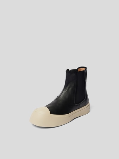 Marni Chelsea Boots mit Label-Detail Schwarz 2