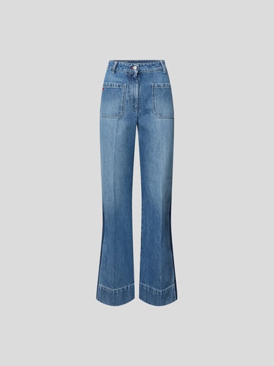 Victoria Beckham Jeans mit Brand-Stitching Modell "ALINA" Jeansblau 2