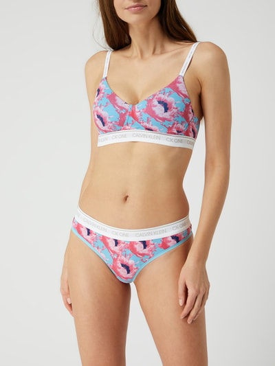 CK One Bralette met gewatteerde cups Felroze - 1