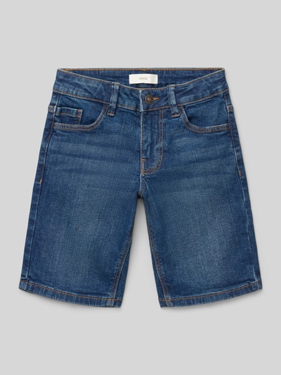 Mango Bermudas mit 5-Pocket-Design Modell 'john' Blau 1
