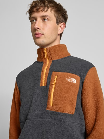 The North Face Sweatshirt met opstaande kraag Antraciet - 3