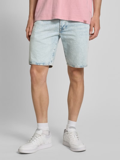 Levi's® Korte regular fit jeans in 5-pocketmodel, model '501' Jeansblauw - 4