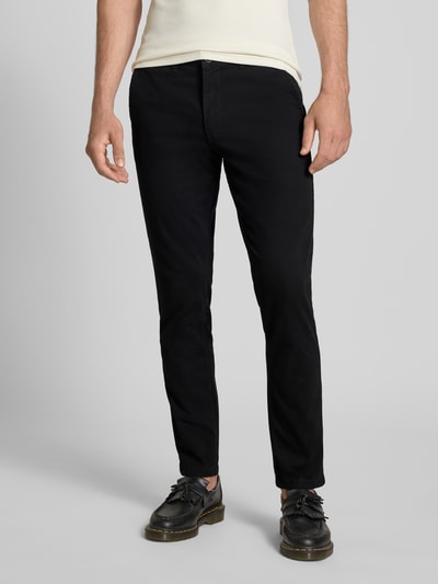 Jack & Jones Slim fit broek met steekzakken, model 'MARCO' Zwart - 4