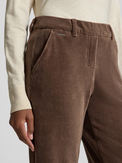 Brax Cordhose mit elastischem Bund und Eingrifftaschen Modell 'MAINE' Taupe 3