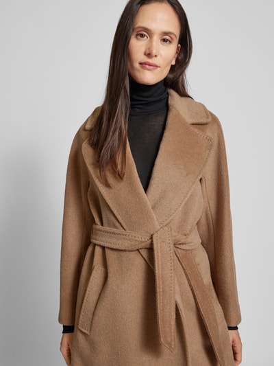 Weekend Max Mara Lange jas met tailleriem, model 'TEMPARA' Camel - 3