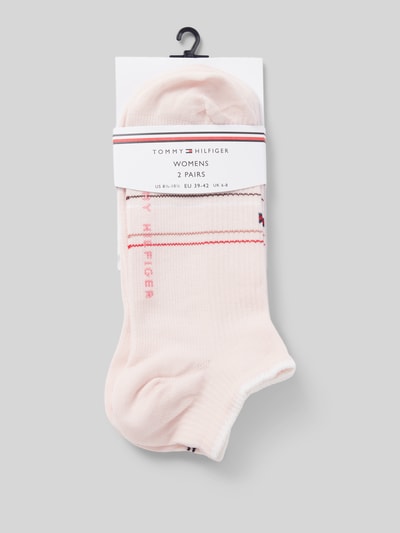 Tommy Hilfiger Sneakersocken mit Label-Print im 2er-Pack Rosa 3