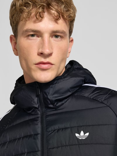 adidas Originals Regular Fit Steppjacke mit Logo-Print Black 3