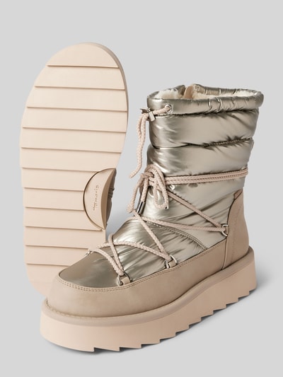 Tamaris Snowboots in metallic Metallic beige - 4