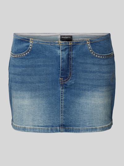 Juicy Couture Jeansrock mit Ziersteinbesatz Jeansblau 2