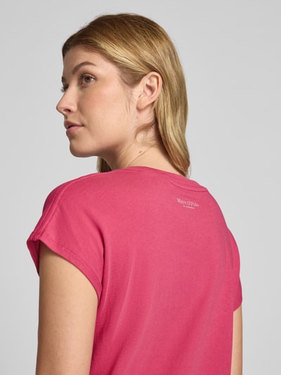 Marc O'Polo Regular Fit T-Shirt aus reiner Baumwolle Pink 3