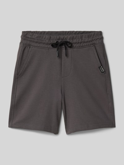 Garcia Regular Fit Bermudas mit Eingrifftaschen Graphit 1