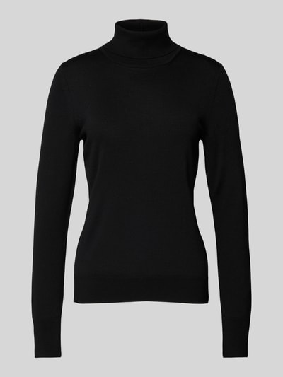 BOSS Strickpullover mit Rollkragen Modell 'Fasecta' Black 2