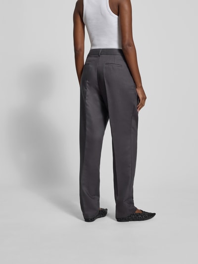 black palms Stoffhose mit Gesäßtaschen Anthrazit 5