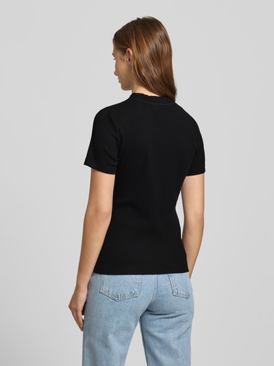 Marc O'Polo Denim T-Shirt mit Ripp-Optik Black 5
